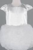 Abendkleid für Kinder Kurz Weiß ABK2502