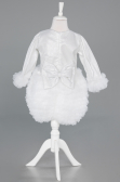 Abendkleid für Kinder Kurz Weiß ABK2503
