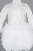 Abendkleid für Kinder Kurz Weiß ABK2503