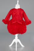 Abendkleid für Kinder Kurz Rot ABK2503