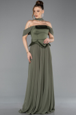 Abendkleid Lang Chiffon Khaki ABU5327