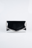 Abendtasche Gespiegelt Silber KC118