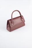 Abendtasche Leder Weinrot KC163