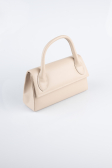 Abendtasche Leder Hautfarben KC163