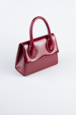 Abendtasche Lackleder Weinrot KC165