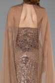 Abendkleid Lang Kupfer ABU5595