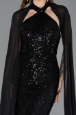 Abendkleid Lang Schwarz ABU5595