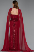 Abendkleid Lang Weinrot ABU5595