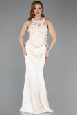 Abendkleid Lang Satin Gold ABU5601