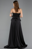 Abendkleid Lang Spitze Schwarz ABU5615