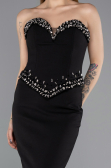 Abendkleid Lang Schwarz ABU5610