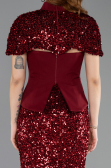 Abendkleid Lang Weinrot ABU5640