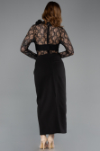 Partykleid Midi Spitze Schwarz ABK2513