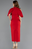 Abendkleid Midi Rot ABK2517