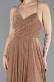 Abendkleid Lang Kupfer ABU5632