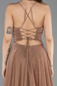 Abendkleid Lang Kupfer ABU5632