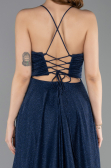 Abendkleid Lang Marineblau ABU5632