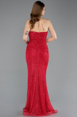 Abendkleid Lang File Rot ABU5636