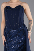 Abendkleid Lang Marineblau ABU5682