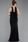 Abendkleid Lang Spitze Schwarz ABU5686