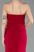 Abendkleid im Meerjungfrau-Stil Lang Fuchsie dunkel ABU5680