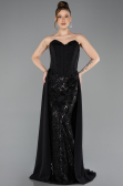 Abendkleid Lang Schwarz ABU5682