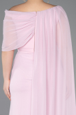 Puder Abendgarderobe İn Großen Größen Chiffon Lang ABU5419