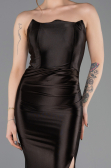 Abschlusskleid Lang Braun ABU5707