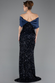 Abendkleid Lang Marineblau ABU5711