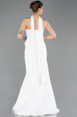 Abendkleid Lang Weiß ABU5735