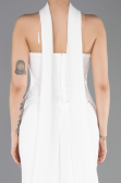 Abendkleid Lang Weiß ABU5735