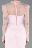 Abendkleid Lang Spitze Puder ABU5700
