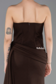 Abendkleid Lang Braun ABU5737