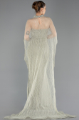 Abendkleid Lang Spitze Minzgrün ABU5739
