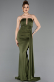 Abschlusskleid Lang Khaki ABU5746