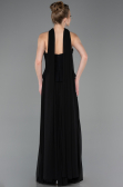 Abendkleid Lang Chiffon Schwarz ABU5757