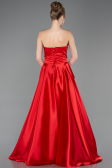 Abendkleid Lang Satin Rot ABU5767