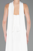 Standesamtkleid Lang Weiß ABU5774