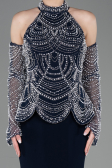 Abendkleid Lang Marineblau ABU5787