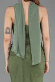Khaki Abendkleid Spitze Lang ABU5686
