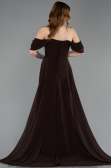 Abschlusskleid Lang Chiffon Braun ABU5826