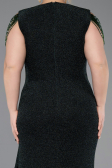 Abendkleid in Übergröße Lang Smaragdgrün ABU5731