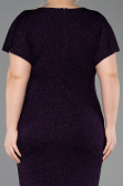 Abendkleid in Übergröße Midi Violette ABK2535