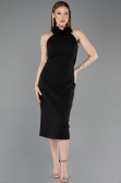 Partykleid Midi Schwarz ABK2551
