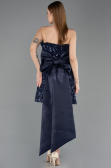 Partykleid Kurz Schuppig Marineblau ABK2556