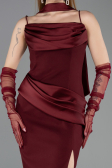 Partykleid Midi Weinrot ABK2559