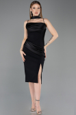 Partykleid Midi Schwarz ABK2559