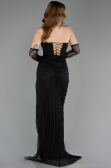 Abendkleid Lang Spitze Schwarz ABU5770