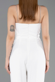 Partykleid Lang Weiß ABT137