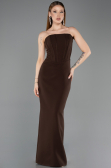 Standesamtkleid Lang Braun ABU5889